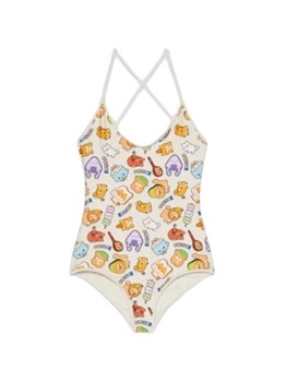 GUCCI One piece Swimsuit Women's Beige 64659206 - фото 4175739