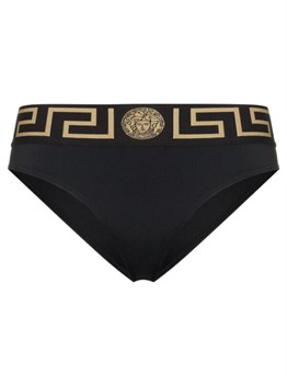 VERSACE Greca Border Bikini Bottom 'Black' 63605101 - фото 5076532