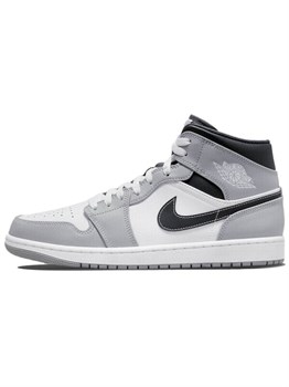 Кроссовки Jordan 1 Mid Light Smoke Grey Anthracite 59974547 - фото 6086294