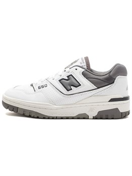 Кроссовки New Balance 550 White Grey Dark Grey 59978620 - фото 6579832