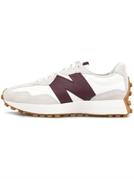 Кроссовки New Balance 327 'White Dark Red' для женщин 59884777 - фото 6582770
