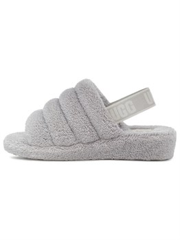 UGG Флип-флопы Fluff Yeah Stylish Sandals Women's Metal Gray 61434308 - фото 6604912