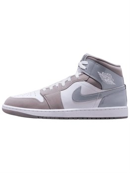 Кроссовки Jordan 1 Mid Se White Medium Grey Cool Grey 61978745 - фото 6849073