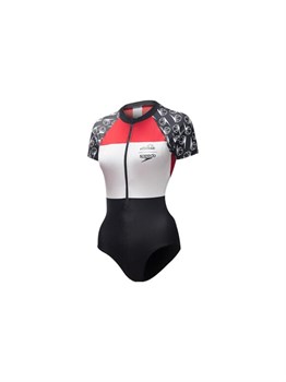 Ellesse X Speedo One Piece Swimsuits Women's Red White Black Multicolor 61272207 - фото 6858638