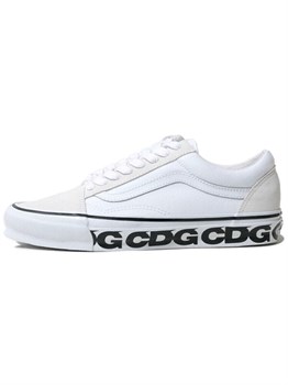 Кроссовки Vans Old Skool Commes Des Garcons White 59973793 - фото 7558034
