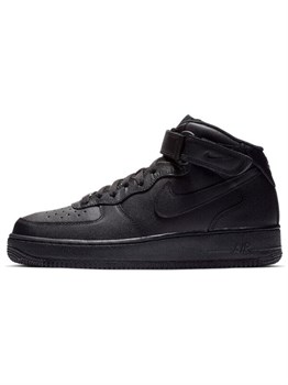 Кроссовки Nike Air Force 1 Mid "Triple Black" 59811307 - фото 8371732