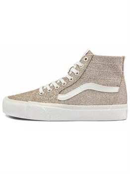 Кроссовки Vans Sk8 Hi Tapered 'Glitter Macadamia' для туризма 60232511 - фото 8376858