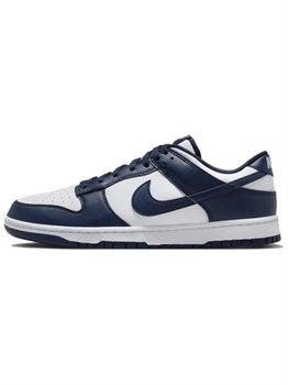 Nike Dunk Anti-Slip Wear-Resistant Low-Top Кроссовки White Blue 61751190 - фото 8382752
