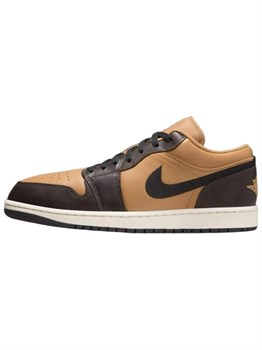 Кроссовки Jordan 1 Low SE Flax Baroque Brown 62063612 - фото 8382829