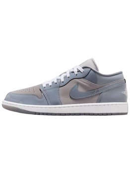 Кроссовки Jordan 1 Low SE Medium Grey Cool Grey White 62191678 - фото 8383173