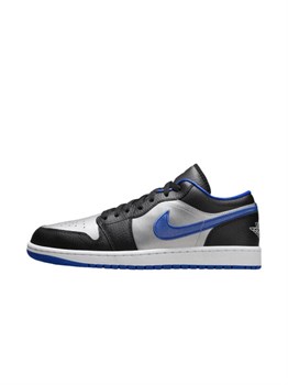 Кроссовки Jordan 1 Low Black Game Royal Metallic Platinum 60601817 - фото 8389414