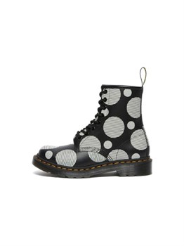 Ботинки Dr. Martens 1460 Polka Dot Smooth Leather 'Black' 59904775 - фото 8389584
