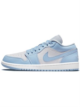 Кроссовки Jordan 1 Low Football Grey Aluminum 59973727 - фото 8396377