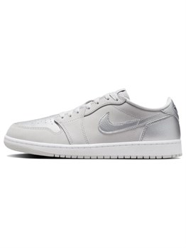 Кроссовки Jordan 1 Low OG Metallic Silver 59855653 - фото 8400575