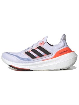 Кроссовки Adidas Ultra Boost Light White Black Solar Red 59975653 - фото 8410953