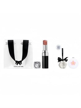 CHANEL Miss Cocoa Satin Shimmer Lipstick 3g+Aromatherapy+Shopping Bag Clothing Sets Satin Luster 60597774 - фото 8733346