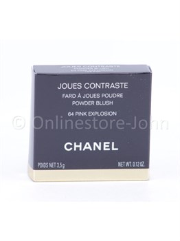 Chanel - Joues Contraste - Powder Blush 3,5g - 64 Pink Explosion 57935504 - фото 8766389