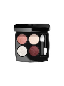 CHANEL Quad Color Eye Shadows Shimmer Pearlescent Pink Undertone Red Brown Pearl White Peach Gold 2g/2.8g 60590911 - фото 8767386