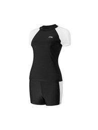 LiNing Two-Piece Swimsuits Women's Black White 61071205