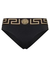 VERSACE Greca Border Bikini Bottom 'Black' 63605101
