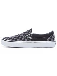 Кроссовки Vans Classic Slip On Checkerboard Black Grey 59836635