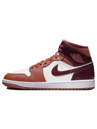 Кроссовки Jordan 1 Mid 'Dusty Peach Night Maroon' Women's 60006712