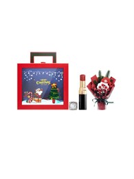 CHANEL Velvet Gold Tube Makeup Sets Satin Moisturizing Lipsticks+Bouquets+Box 60602251