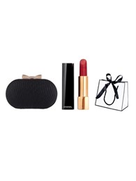 CHANEL Dazzling Glamour Starry Black Goose Egg Bag Lipstick Gift Box Easy To Blend Complexion 6ml 59942828