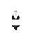 OFF WHITE Ss20 Bikinis Women's Black 60947013 - фото 1308598