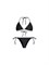 FENDI Allover Ff Printed Halterneck Two-Piece Swimsuit 64385279 - фото 1828908
