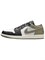 Кроссовки Jordan 1 Low Black Toe Medium Olive 60630492 - фото 8379521