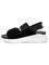 UGG Silverlake Черно-белые сандалии для женщин 61119371 - фото 8390941